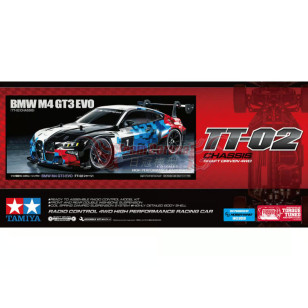 Tamiya 58751 1/10 RC BMW M4 GT3 EVO (TT-02 Chassis) 